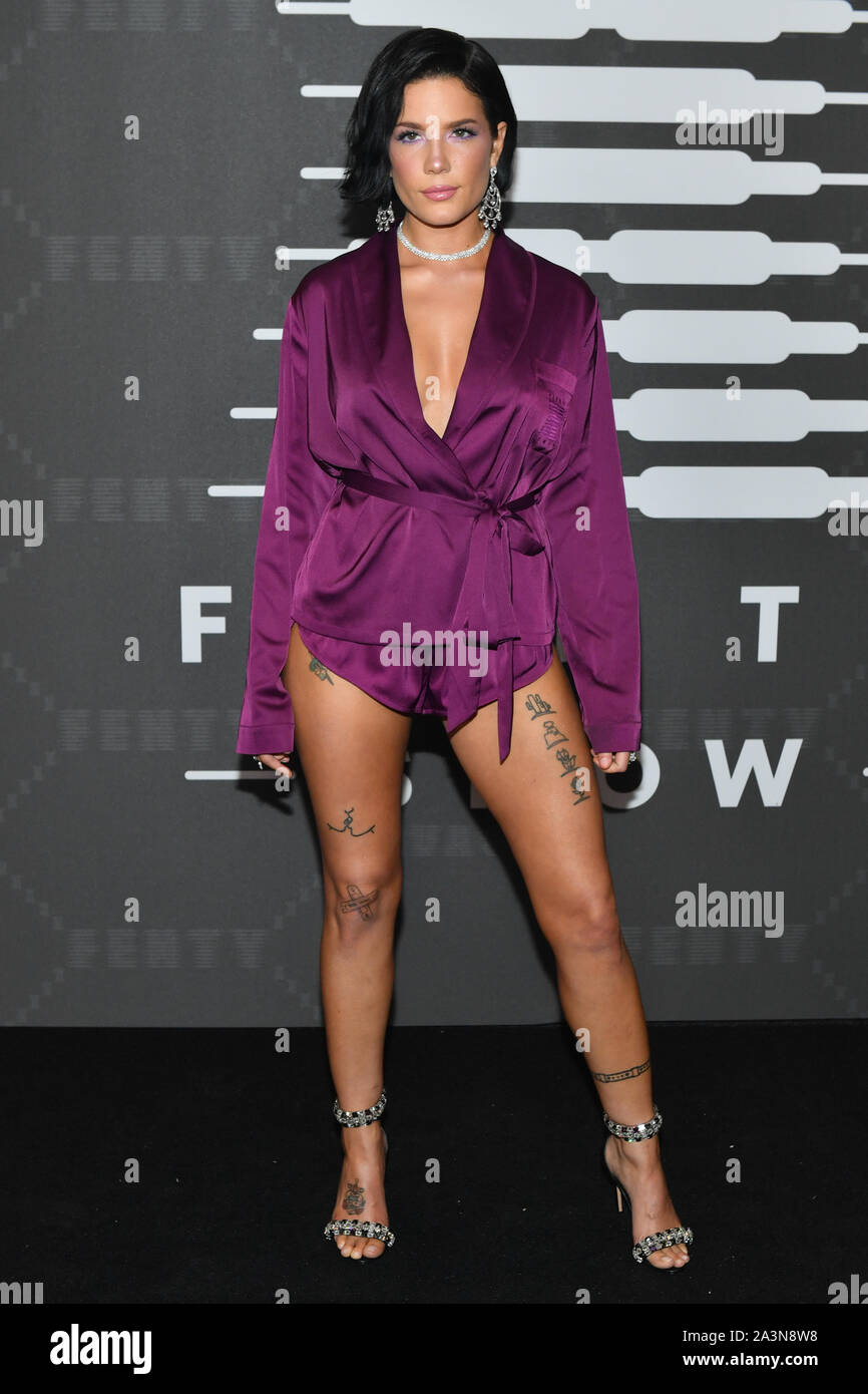 Halsey assiste il Savage x Fenty gli arrivi durante la settimana della moda di New York presso Barclays Center il 10 settembre 2019 a New York City. Foto Stock