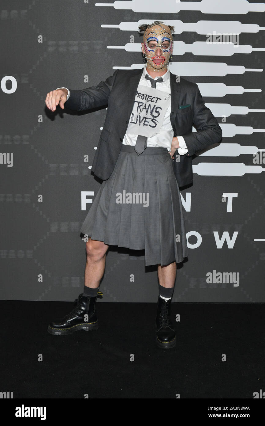 Latte assiste il Savage x Fenty gli arrivi durante la settimana della moda di New York presso Barclays Center il 10 settembre 2019 a New York City. Foto Stock