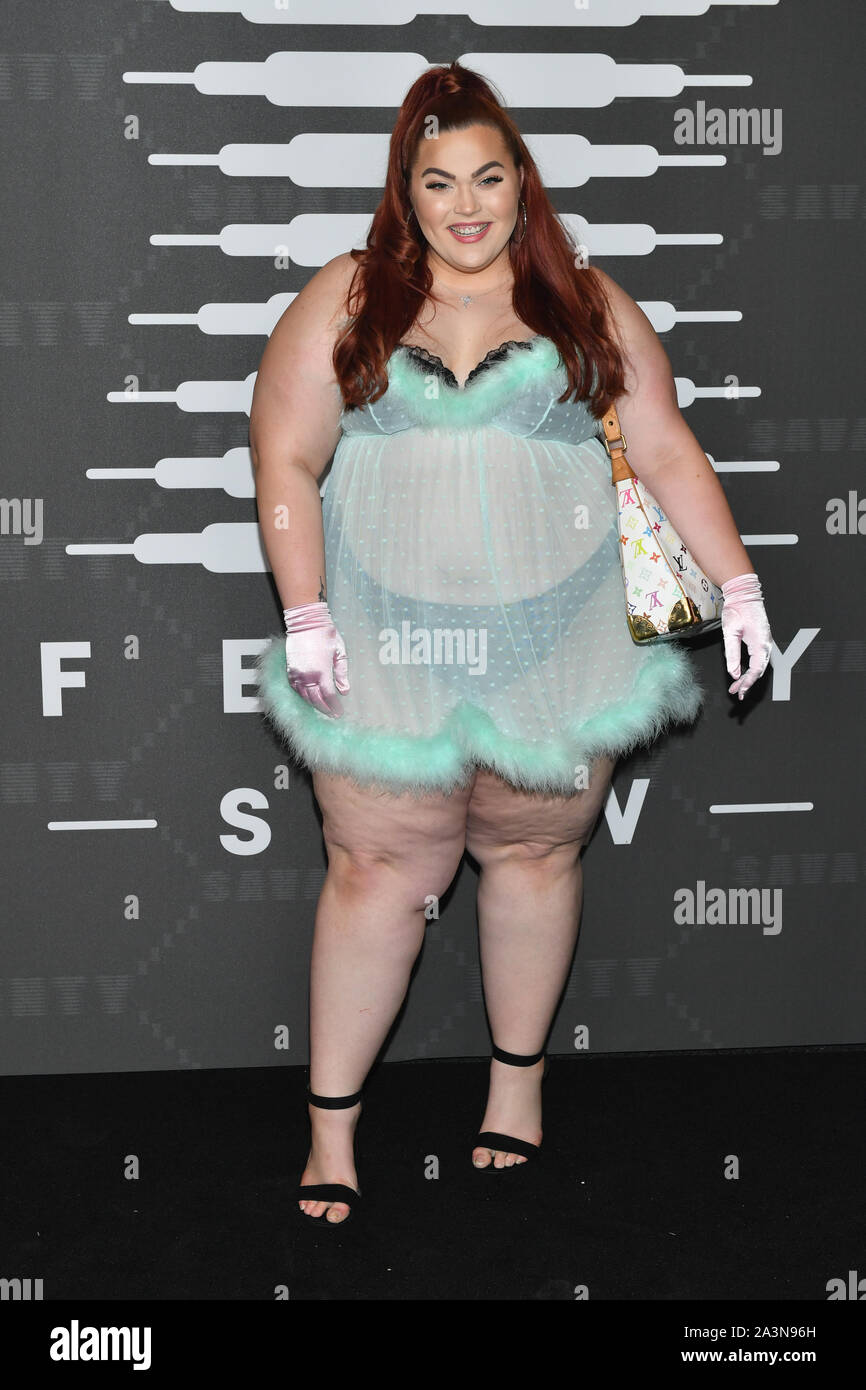 Loey Lane assiste il Savage x Fenty gli arrivi durante la settimana della moda di New York presso Barclays Center il 10 settembre 2019 a New York City. Foto Stock