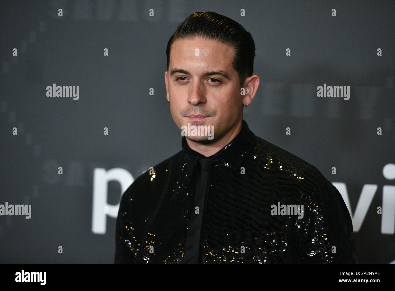 G-Eazy assiste il Savage x Fenty gli arrivi durante la settimana della moda di New York presso Barclays Center il 10 settembre 2019 a New York City. Foto Stock