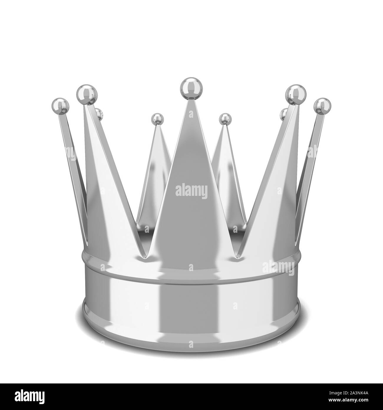 Royal Crown. 3d illustrazione isolati su sfondo bianco Foto Stock