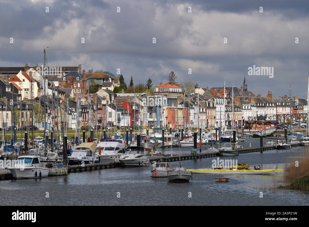 Port de Saint Valery Foto Stock