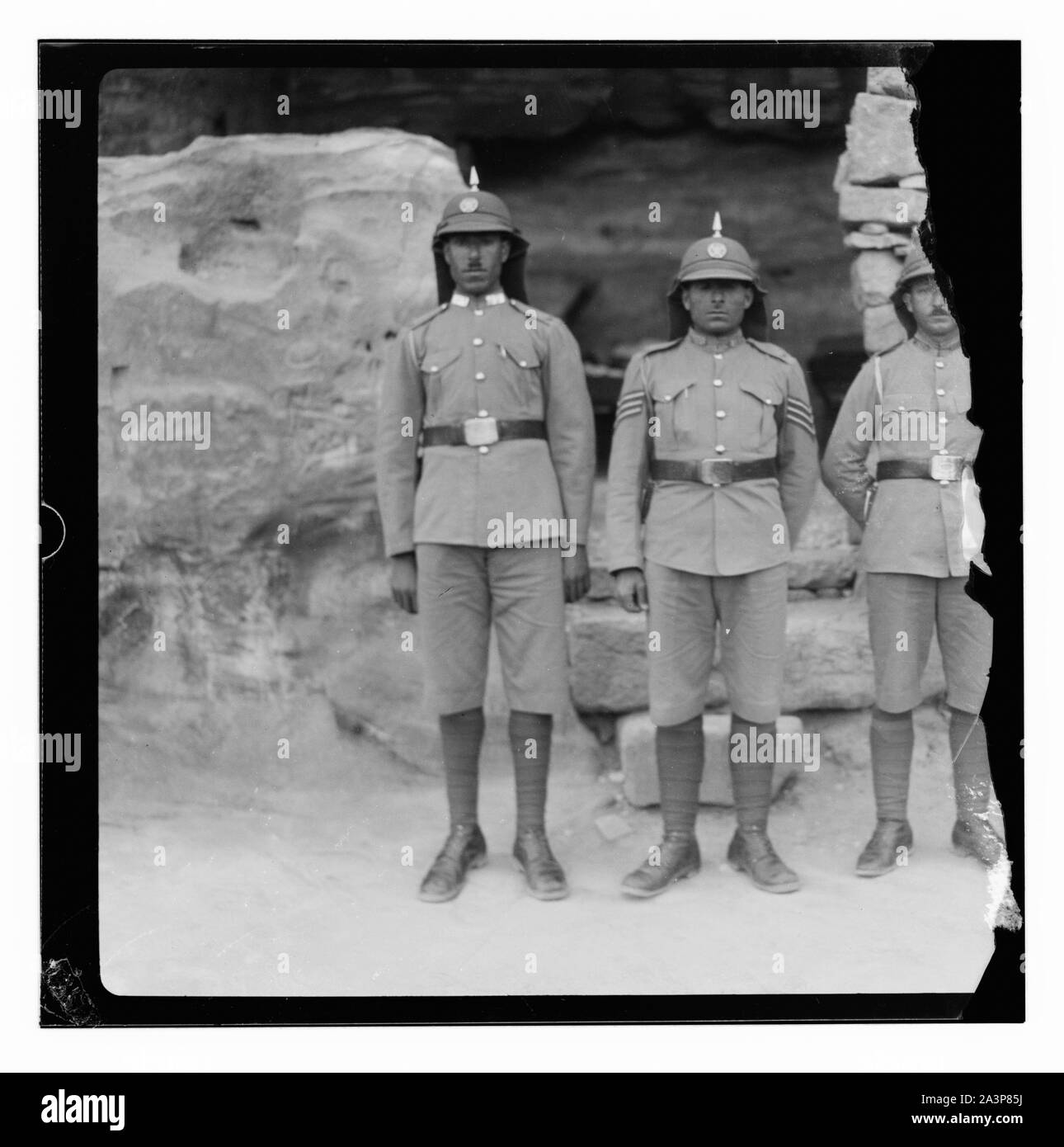 I soldati di Petra. Foto Stock