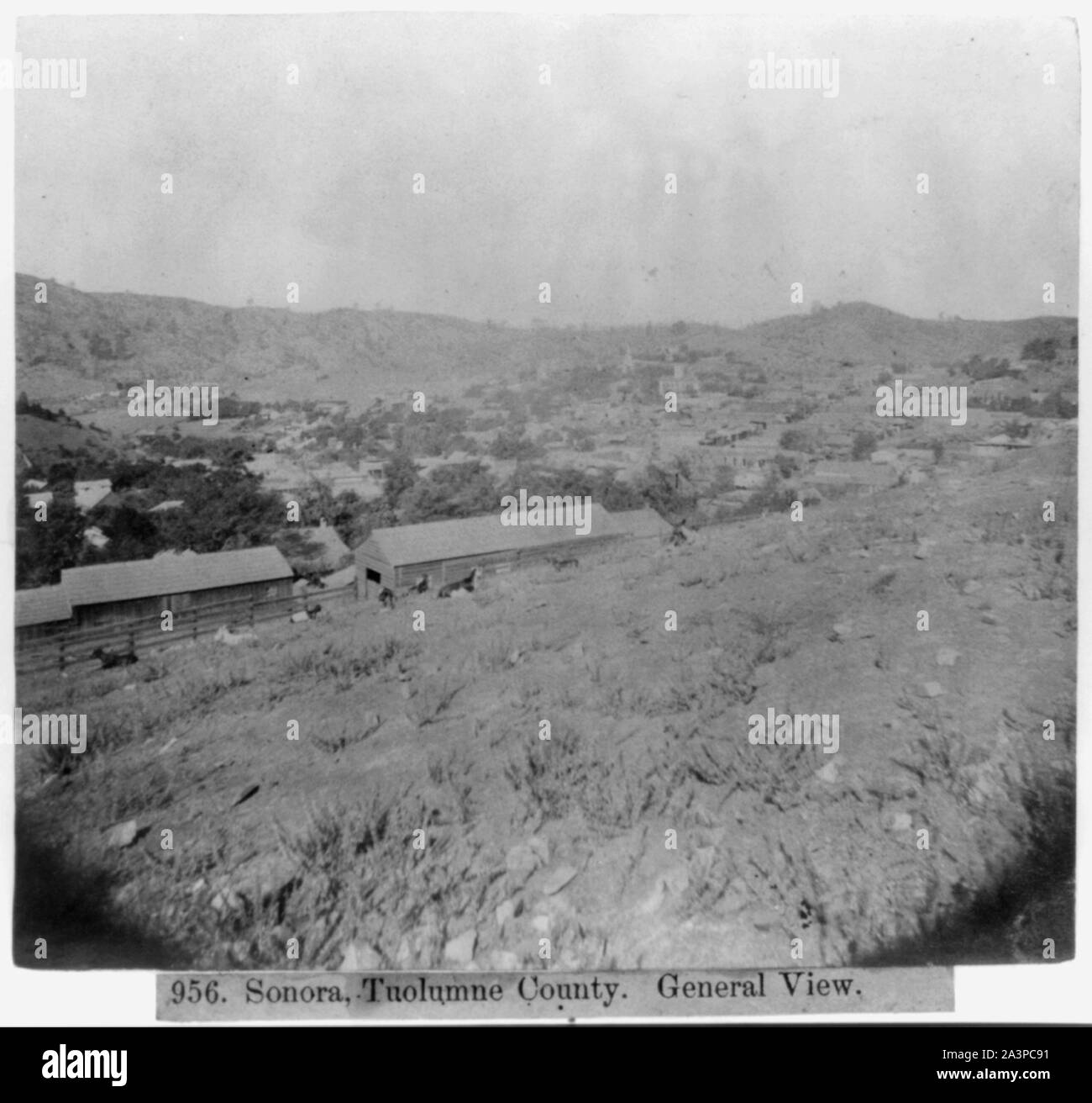 Sonora, Tuolumne County - vista generale Foto Stock