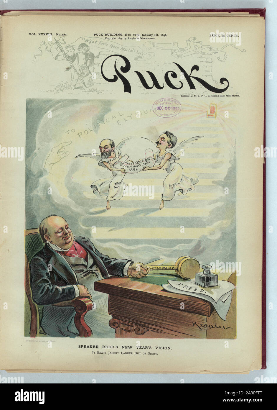 Altoparlante del Reed nuovo anno di visione / Keppler. Foto Stock