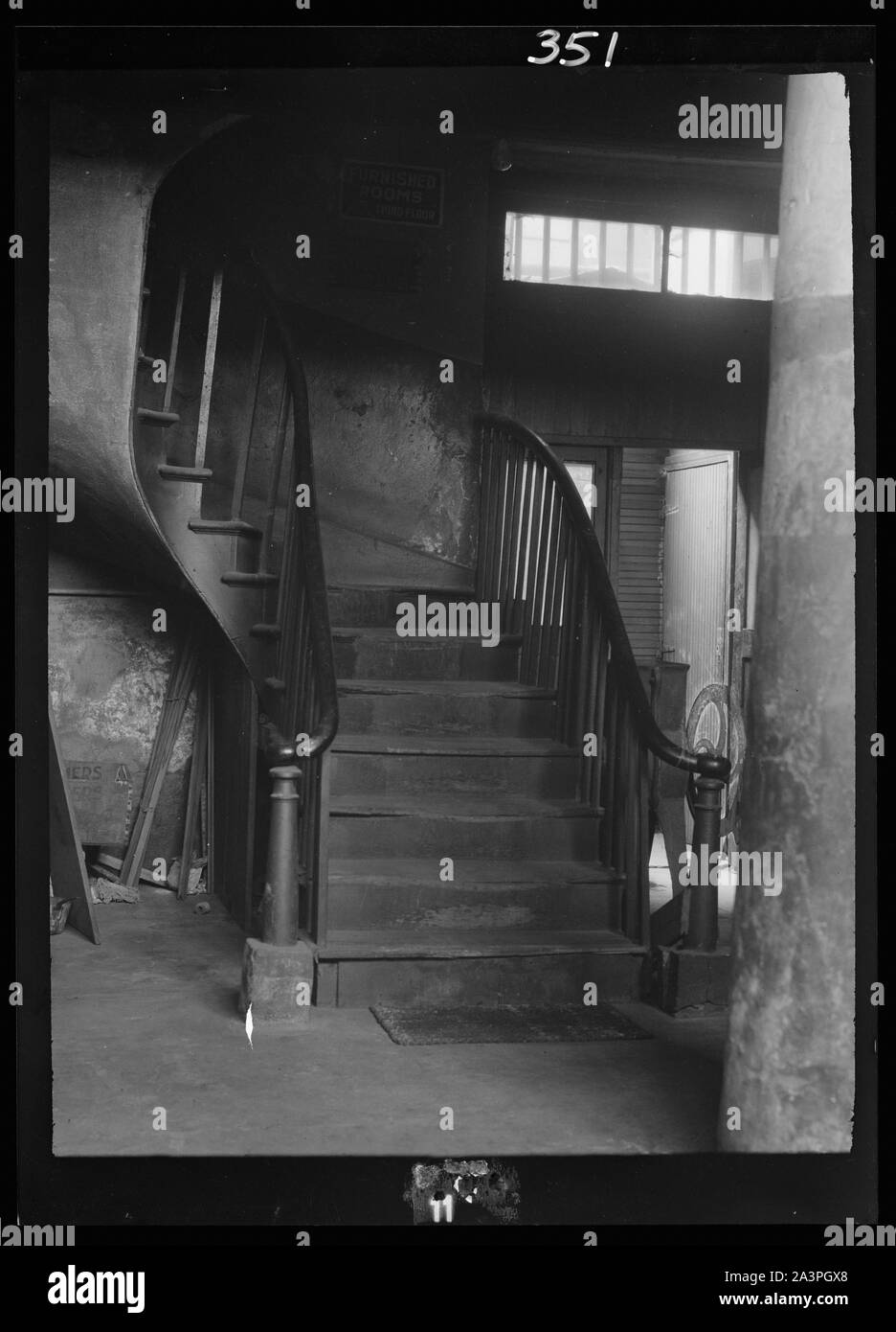 Scala a chiocciola, New Orleans o Charleston, Carolina del Sud Foto Stock