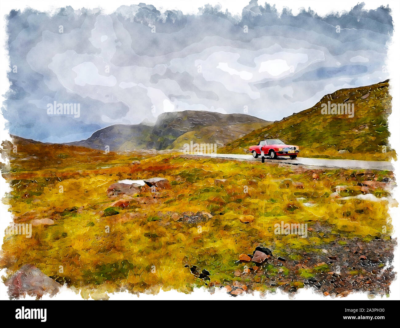 Guidando negli altopiani della scozia immagini e fotografie stock ad alta  risoluzione - Alamy
