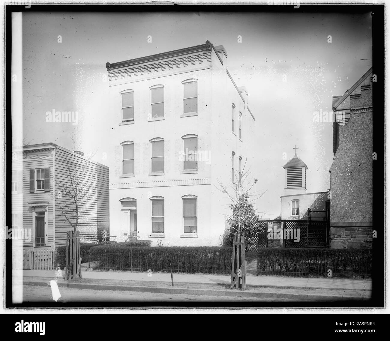 Santa Teresa Chiesa, [Anacostia, D.C.], Preists house Foto Stock