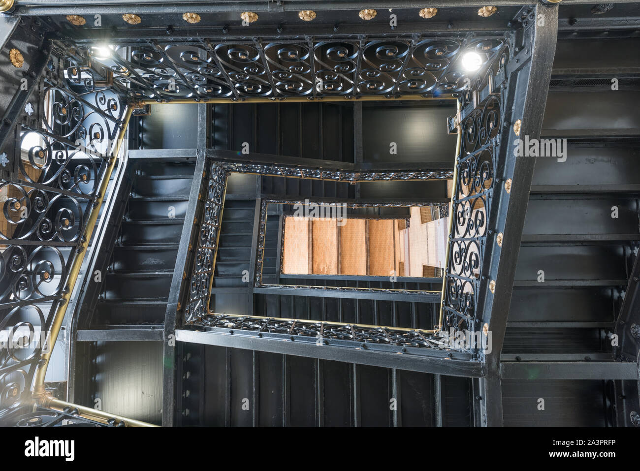 Scala, Sidney Yates Edificio Federale di Washington, D.C. Foto Stock