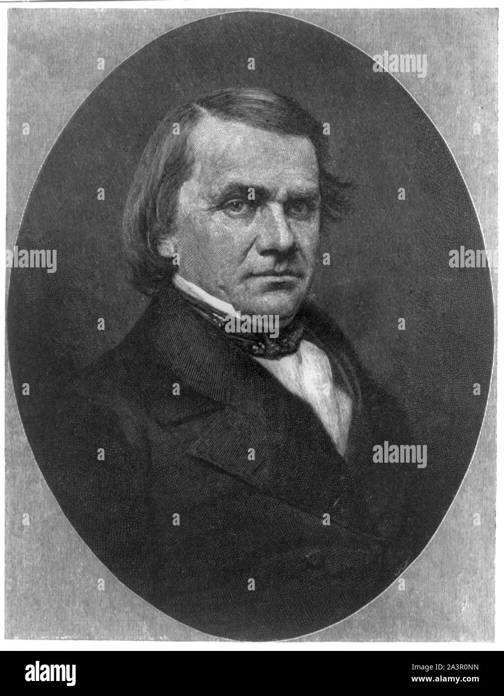 Stephen Arnold Douglas, 1813-1861, busto ritratto, rivolto verso destra Foto Stock