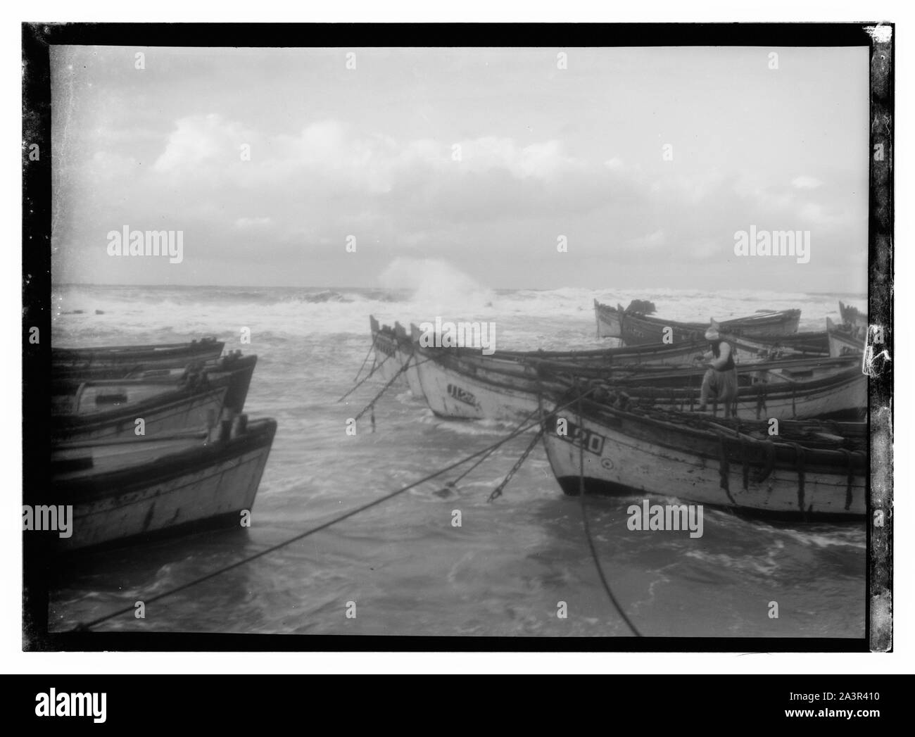 Tempesta di Jaffa Foto Stock