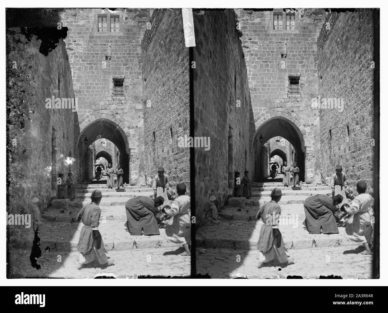 Strada di passi, Gerusalemme Foto Stock