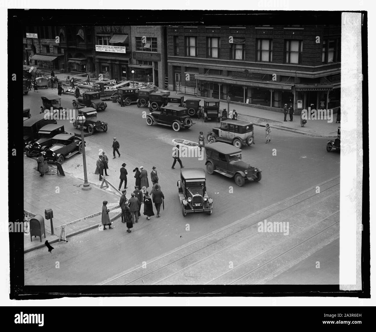 Scena di strada, xiii & G Sts., Washington D.C. Foto Stock