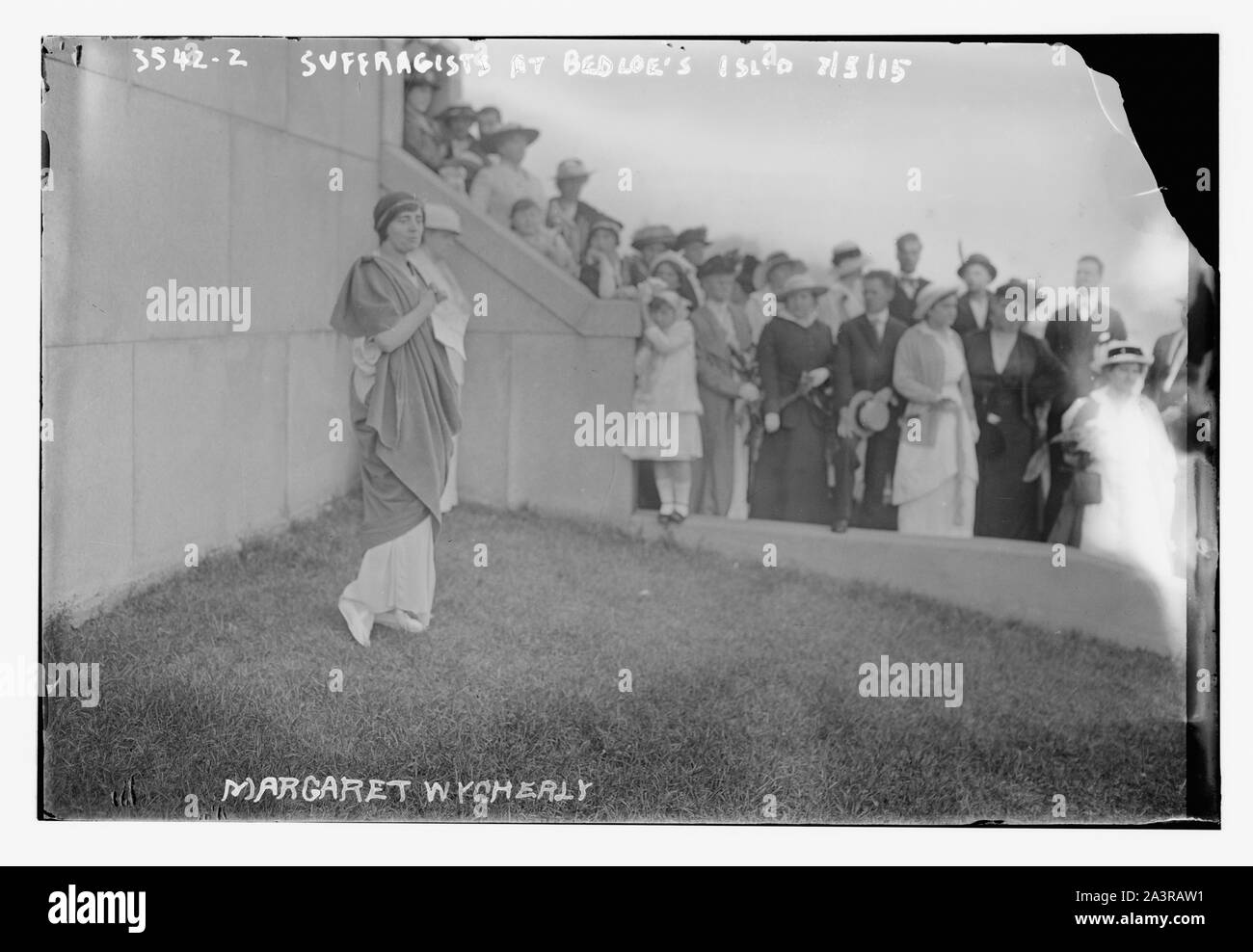 Suffragists a Bedloe's Isl'd, Margaret Wycherly Foto Stock