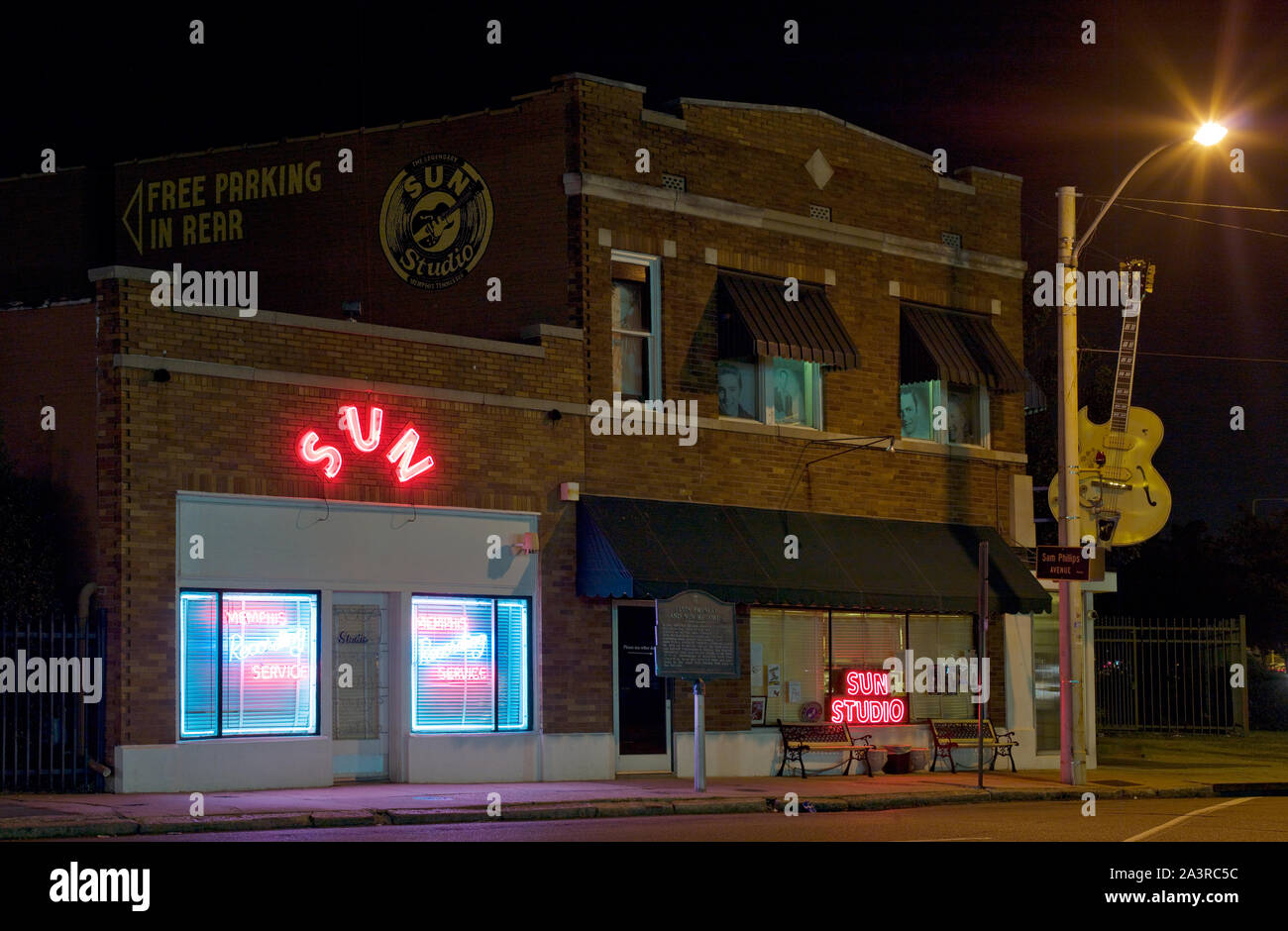 Sun Records Studio, Memphis, Tennessee Foto Stock