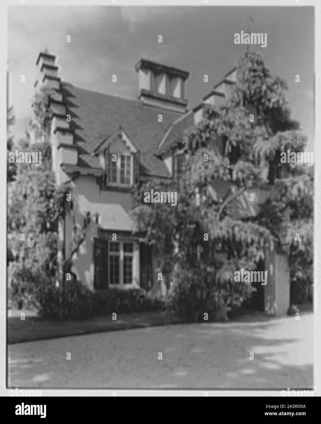 Sunnyside restauro, Washington Irving House, Tarrytown, New York. Foto Stock