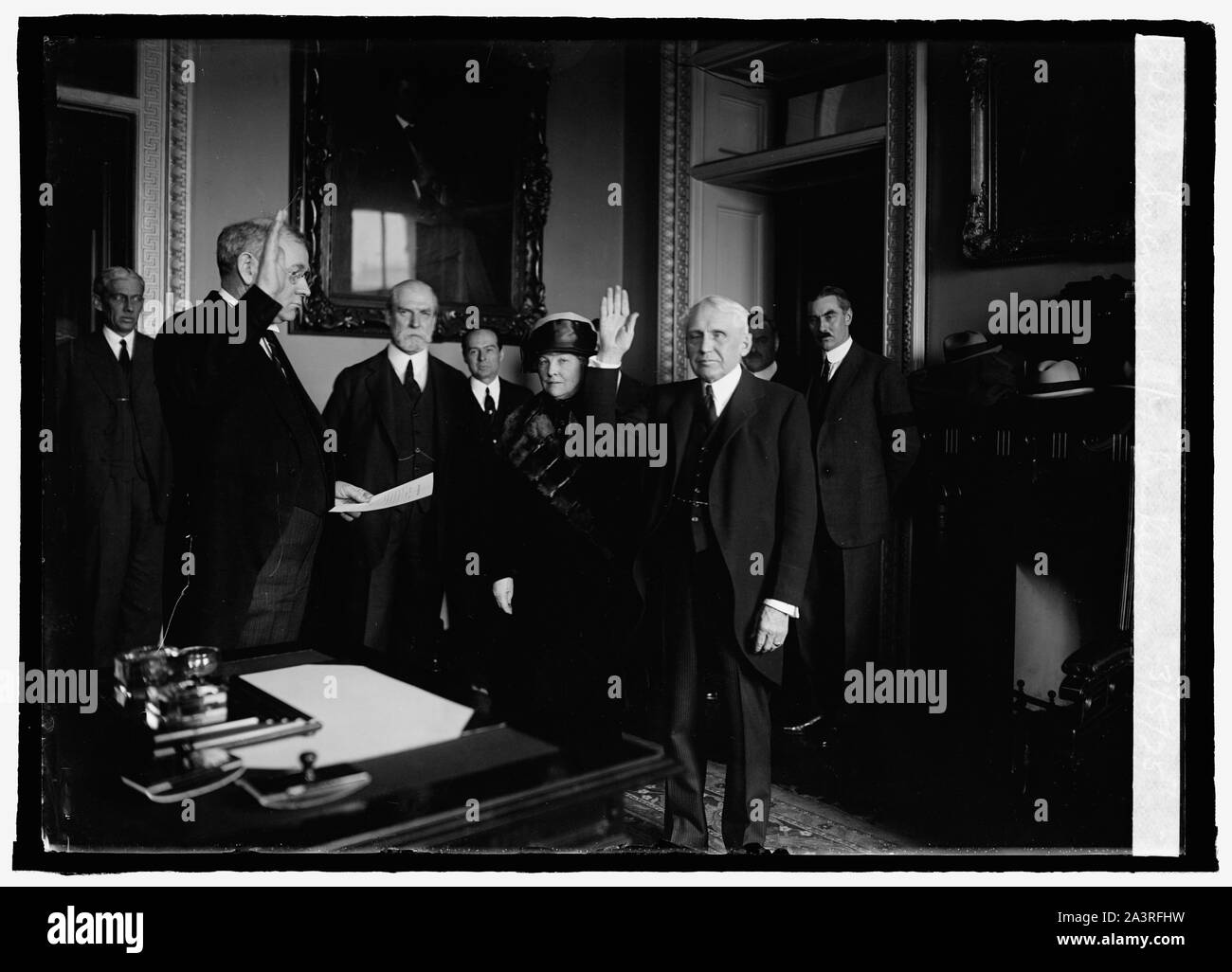 Prestazione di giuramento di Sec. Kellogg, 3/5/25 Foto Stock