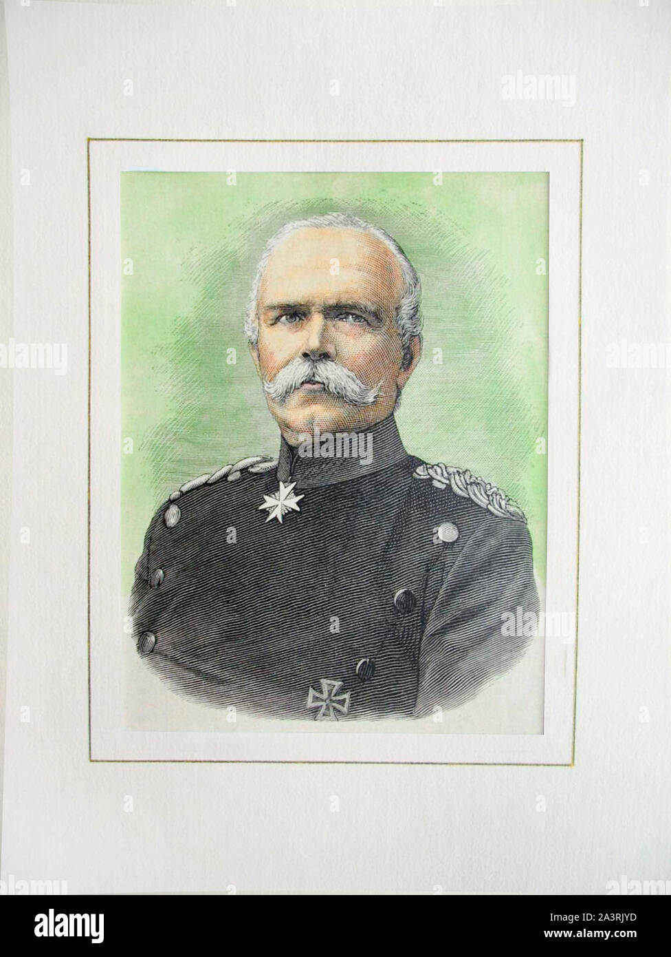 Georg Leo Graf von Caprivi de Caprera de Montecuccoli (Conteggio George Leo di Caprivi, Caprera, e Montecuccoli), (1831 - 1899) era un generale tedesco e Foto Stock