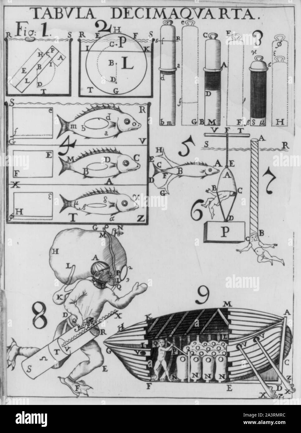 Tabula Decimaquarta Foto Stock