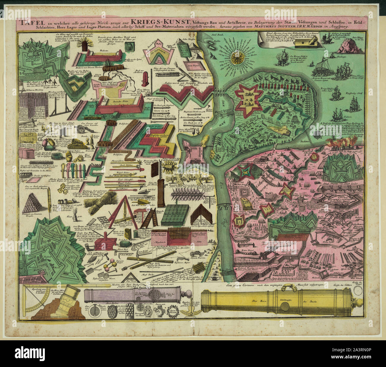 Tafel in welcher Foto Stock