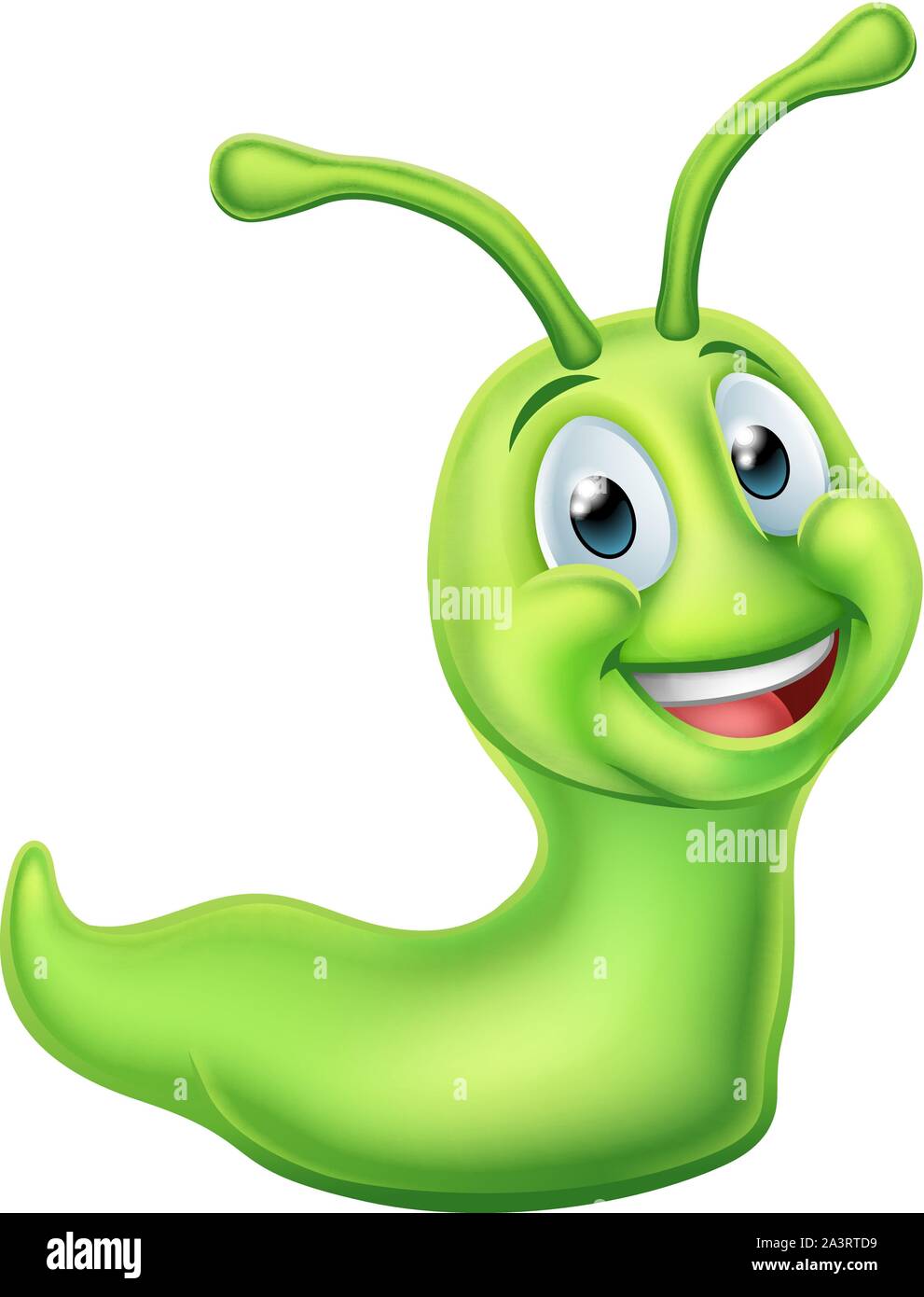 Cartoon carattere Slug Illustrazione Vettoriale