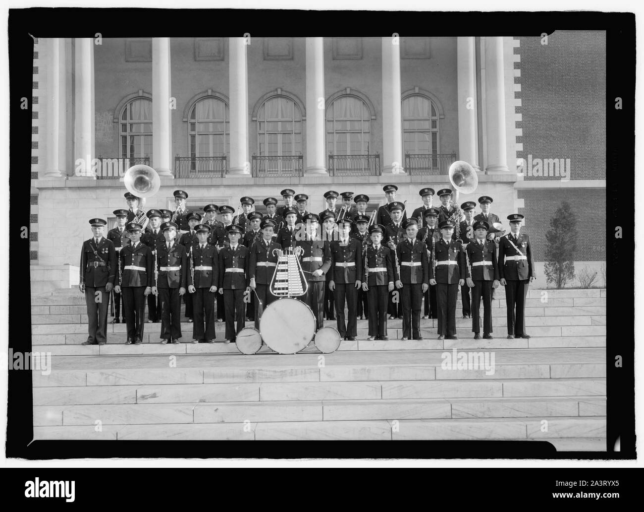 Tech High School Band, nello Stato di Washington, D.C., c.1936 Foto Stock