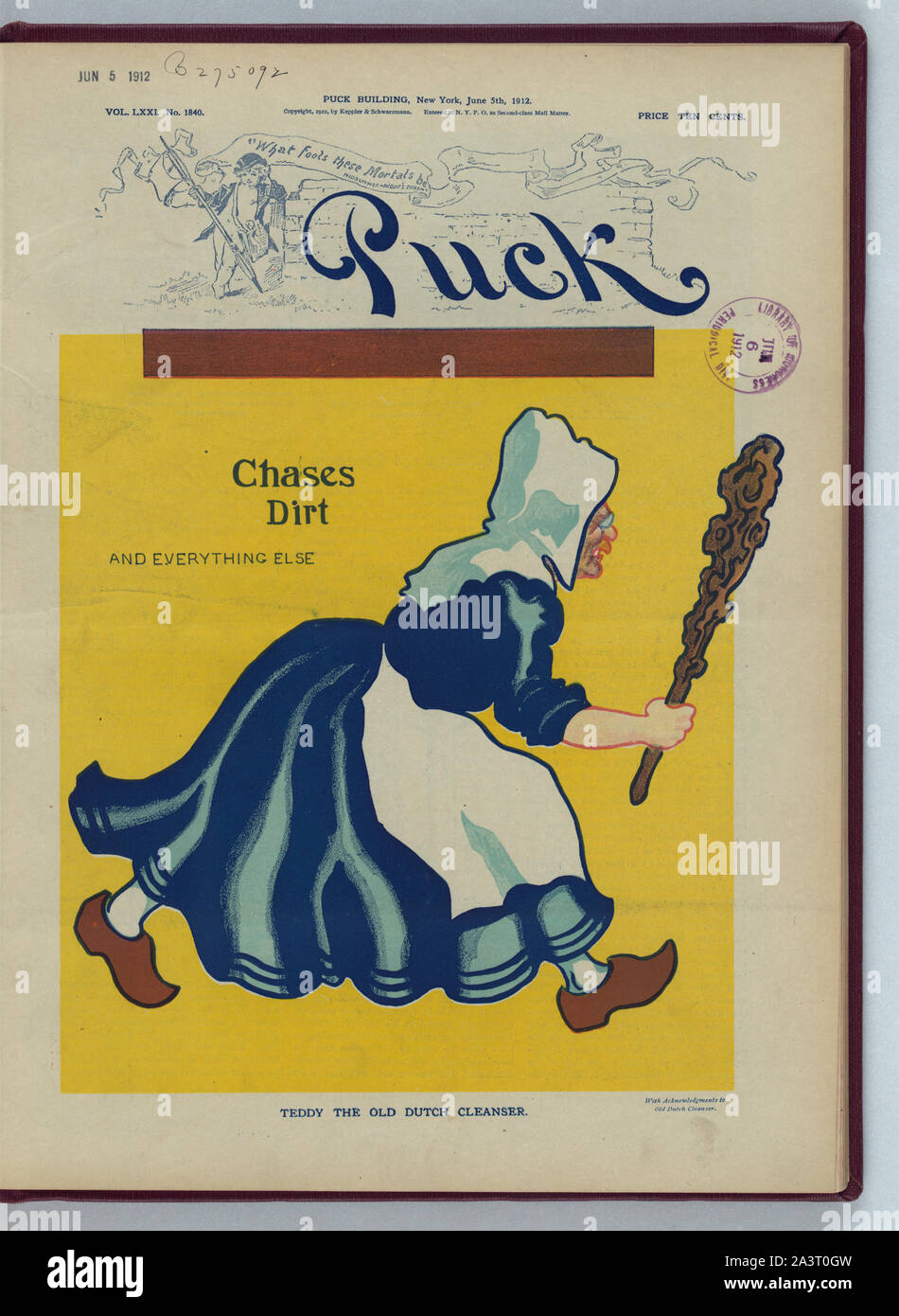 Teddy il vecchio olandese - detergente con riconoscimenti a Old Dutch detergente Foto Stock