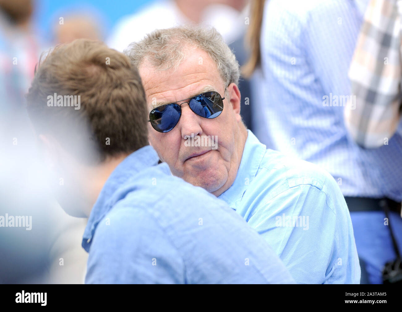 Foto deve essere accreditato ©Kate verde/Alpha premere 079802 17/06/2015 Jeremy Clarkson durante il Aegon Championships 2015 in Queens Club Londra Foto Stock