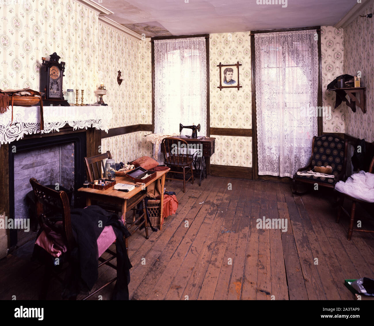 Tenement Museum, situato sul Lower East Side di Manhattan in 97 Orchard Street, New York New York Foto Stock