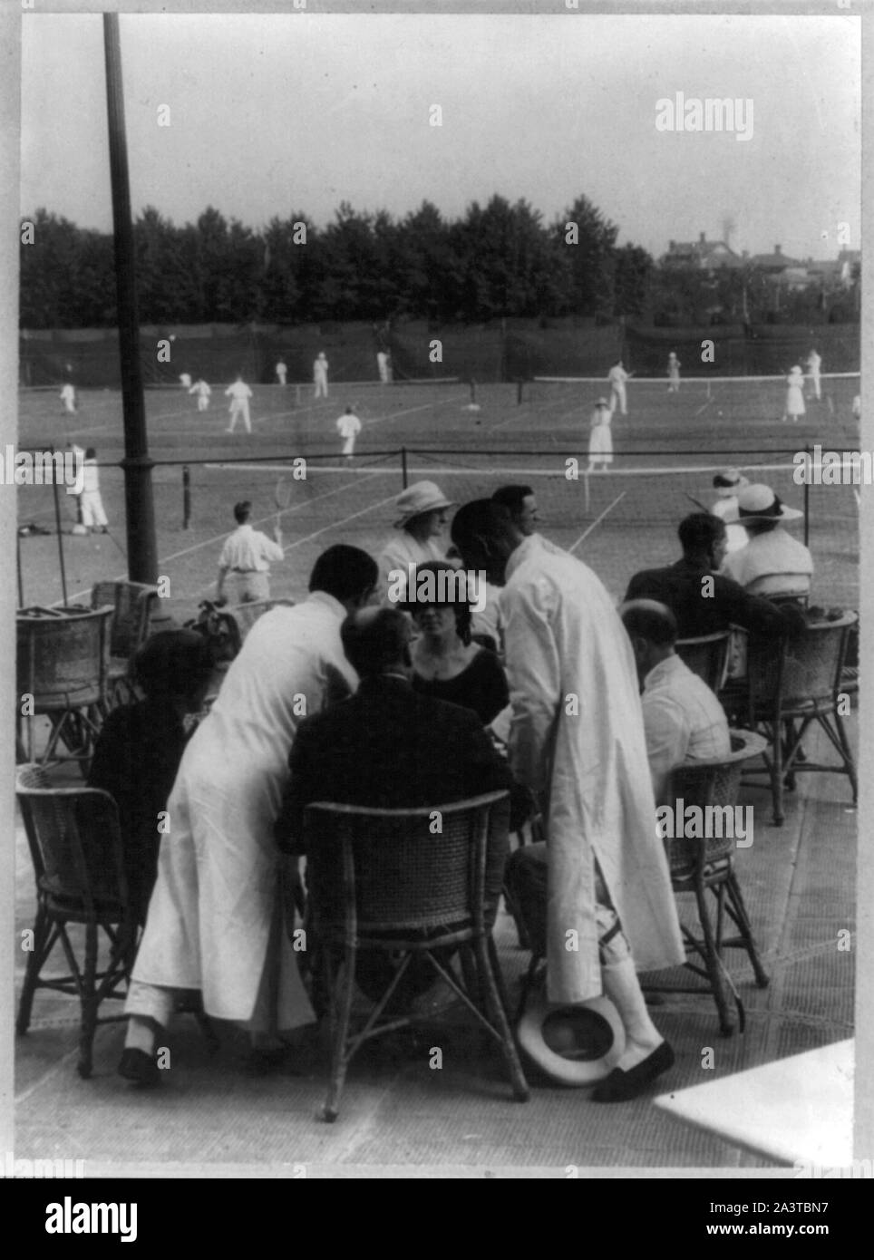 Tennis club, Shanghai, Kiangsu provincia, Cina Foto Stock