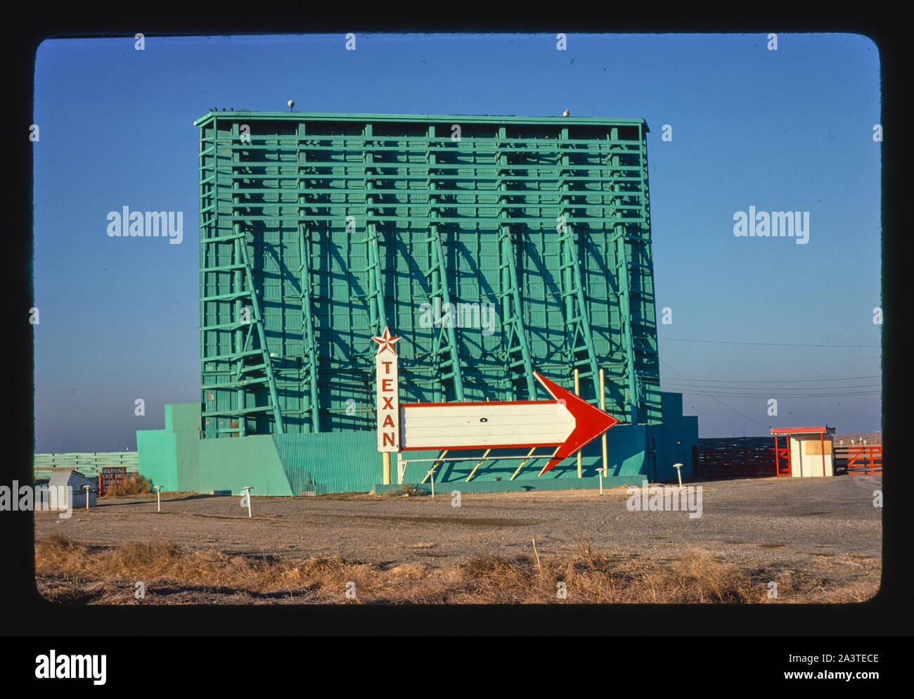Texan Drive-In, Pecos, Texas Foto Stock