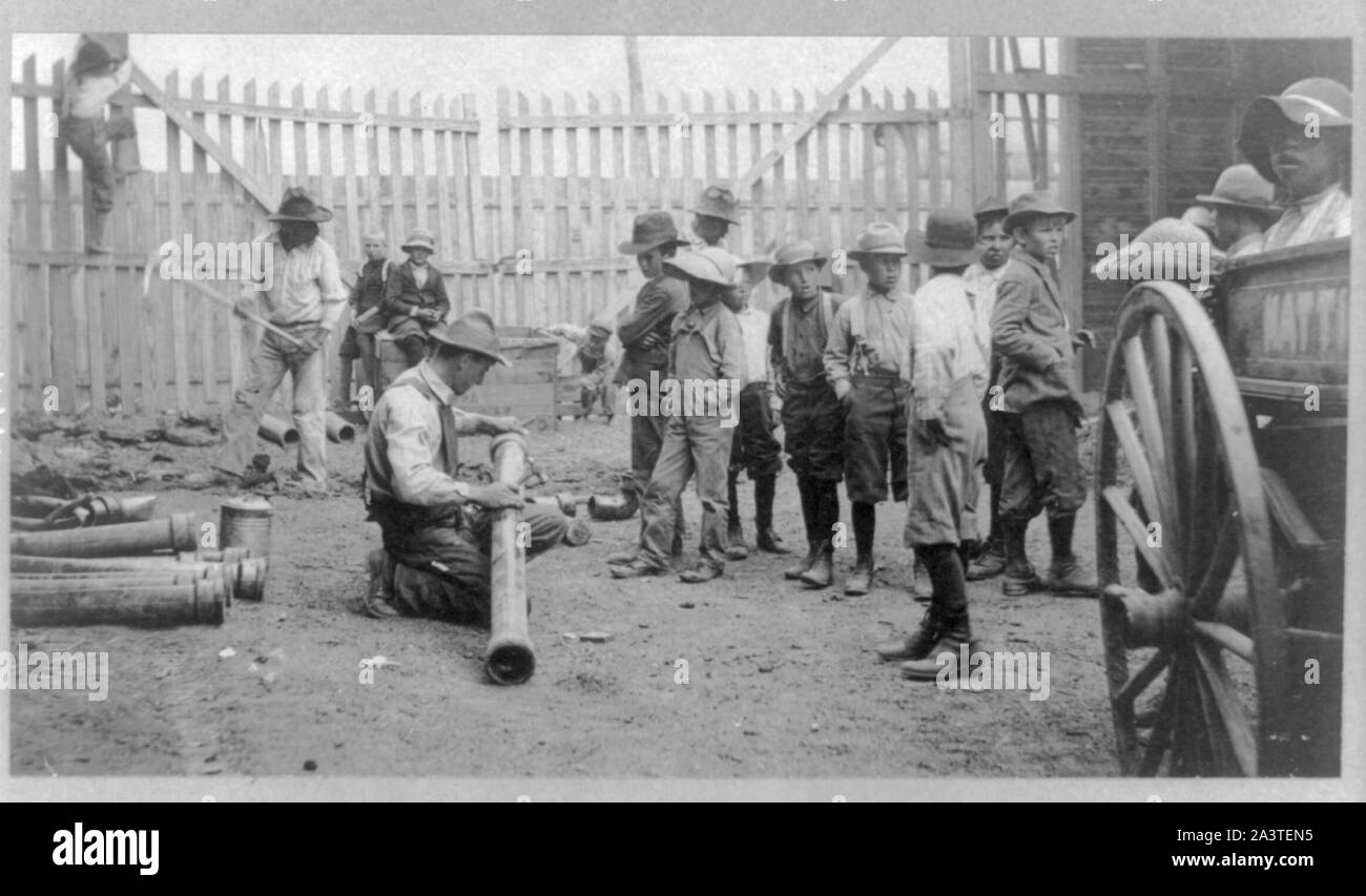 Texas. El Paso. I rifugiati provenienti dal Messico Foto Stock
