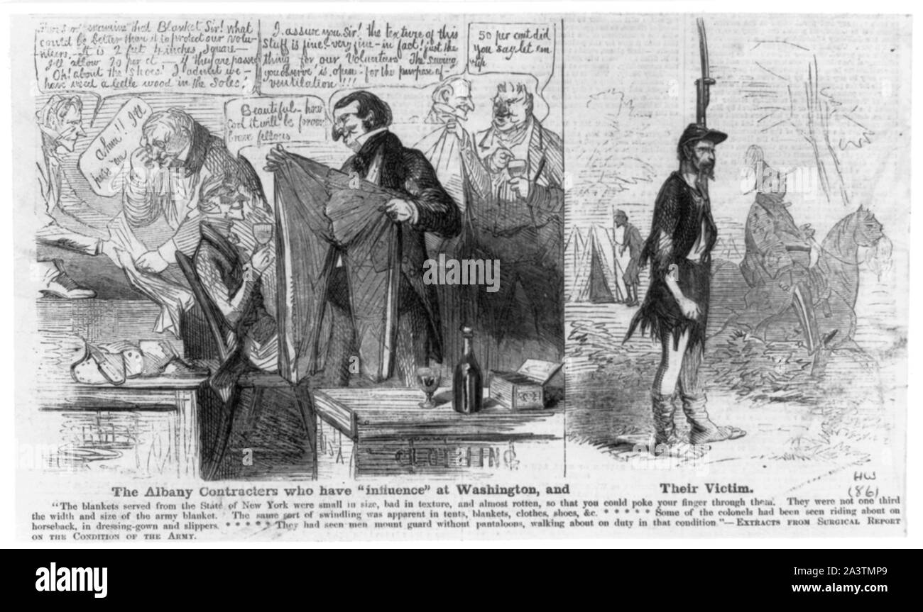 La Albany appaltatori che hanno influenza a Washington e la loro vittima Foto Stock