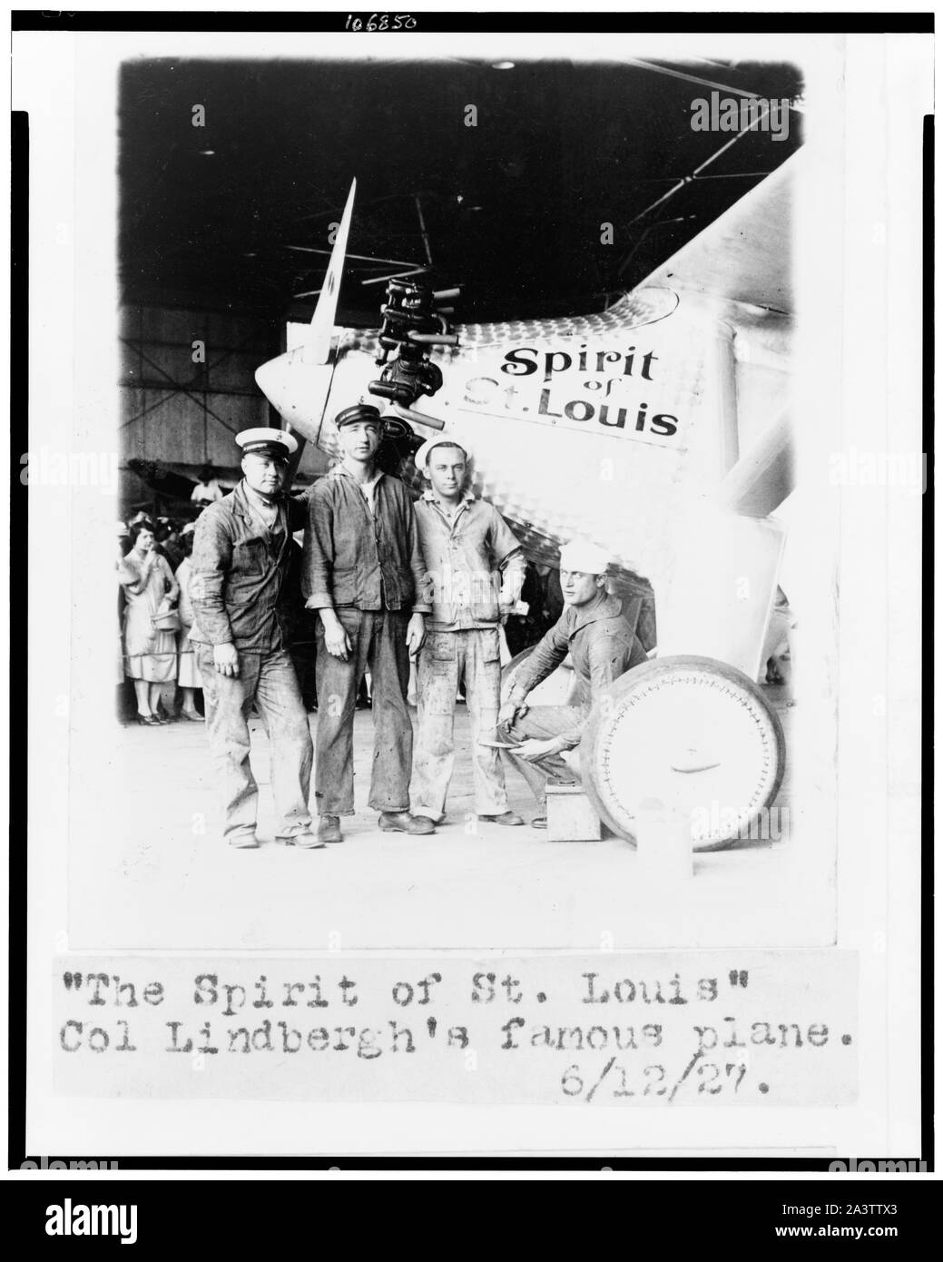 Lo spirito di San Luigi, Col. Lindbergh il famoso piano Foto Stock