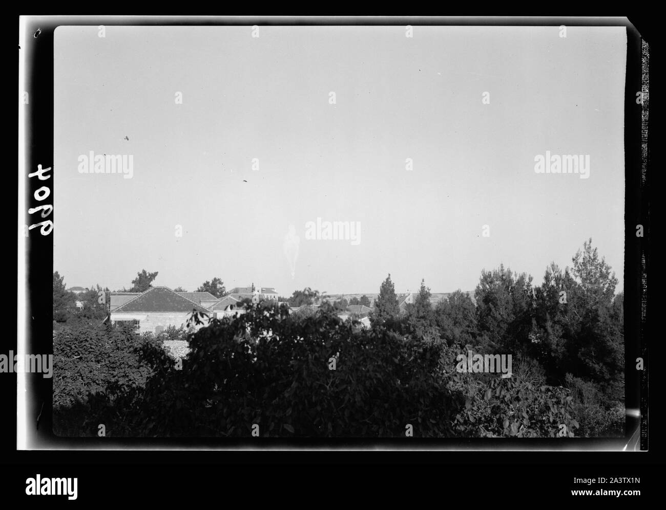 Il velivolo impegno al di sopra Ramallah sabato 1 ottobre 1938 contro i ribelli arabi Foto Stock