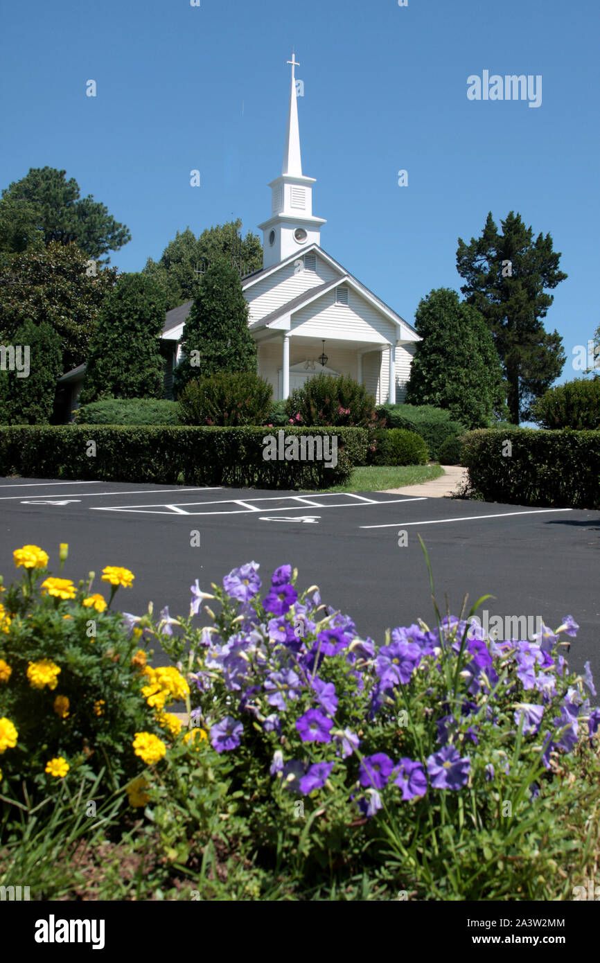 Cappella Worley, sul campus della Liberty University di Lynchburg, VA, Stati Uniti d'America Foto Stock