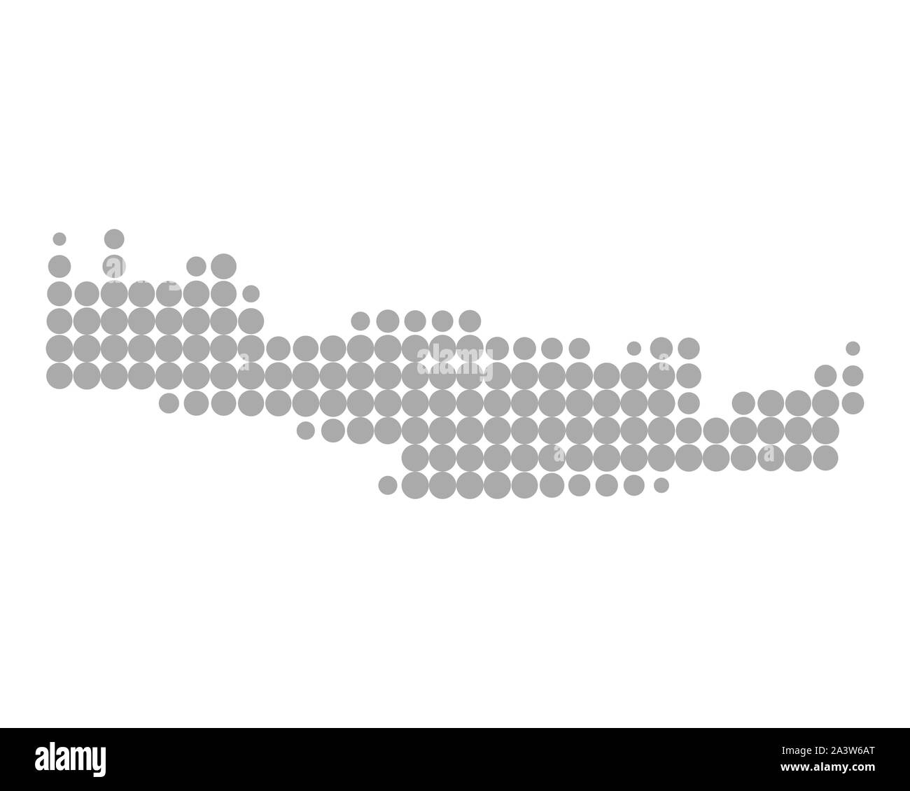 Mappa di Creta Foto Stock