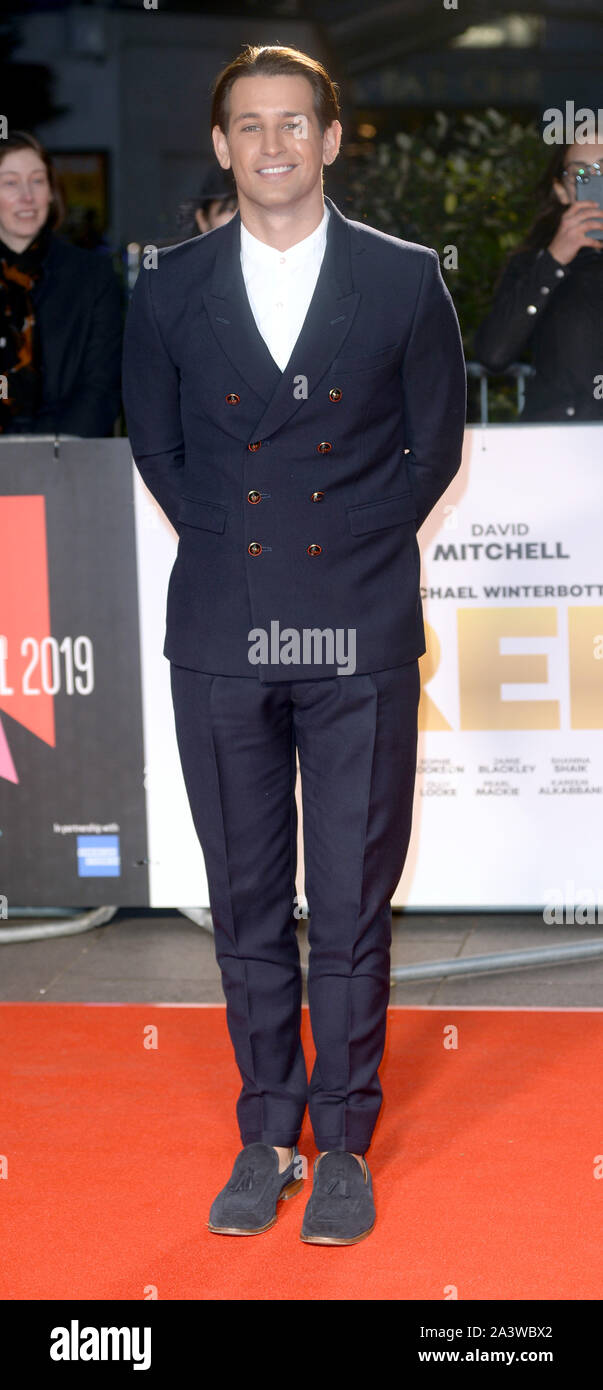 Foto deve essere accreditato ©Alpha premere 078237 09/10/2019 Ollie Locke avidità Premiere durante la 63LFF BFI London Film Festival 2019 a Londra Foto Stock
