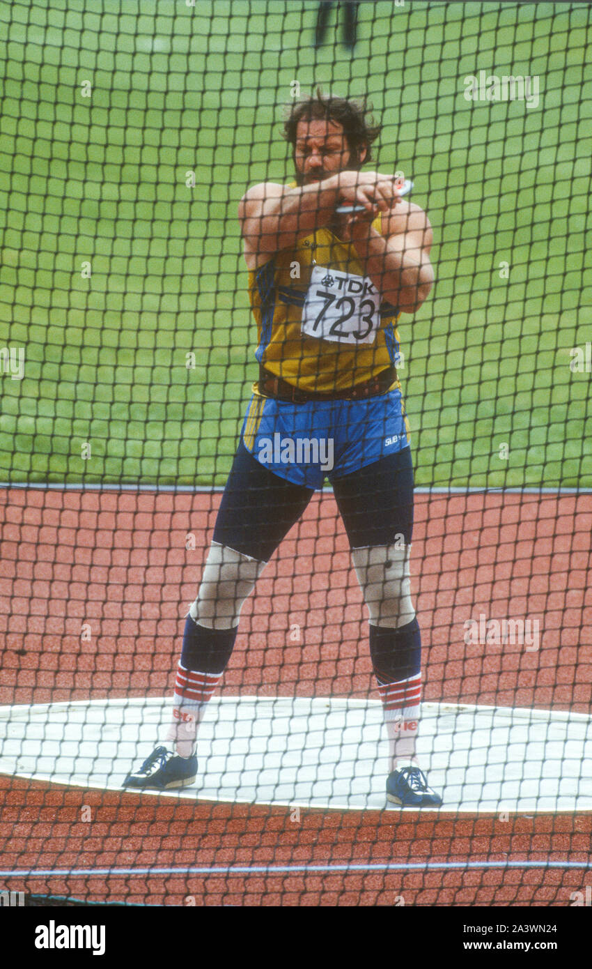 RICKY BRUCH atletico svedese atleta Discus thrower medaglia olimpica 1972 Monaco di Baviera Foto Stock