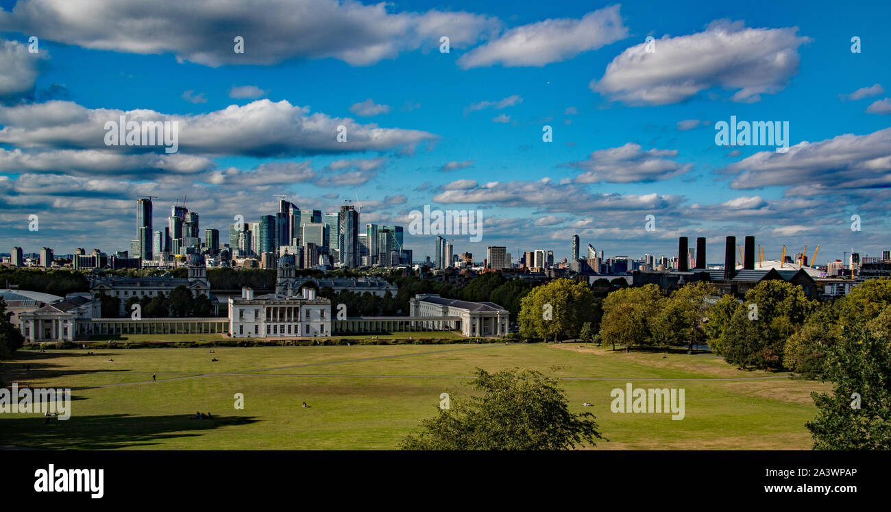 Vista della città di Londra Foto Stock