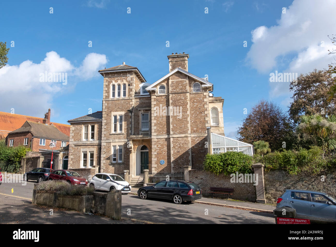 La casa d'infanzia di Alan Turing a St Leonards-on-Sea, East Sussex, Regno Unito Foto Stock