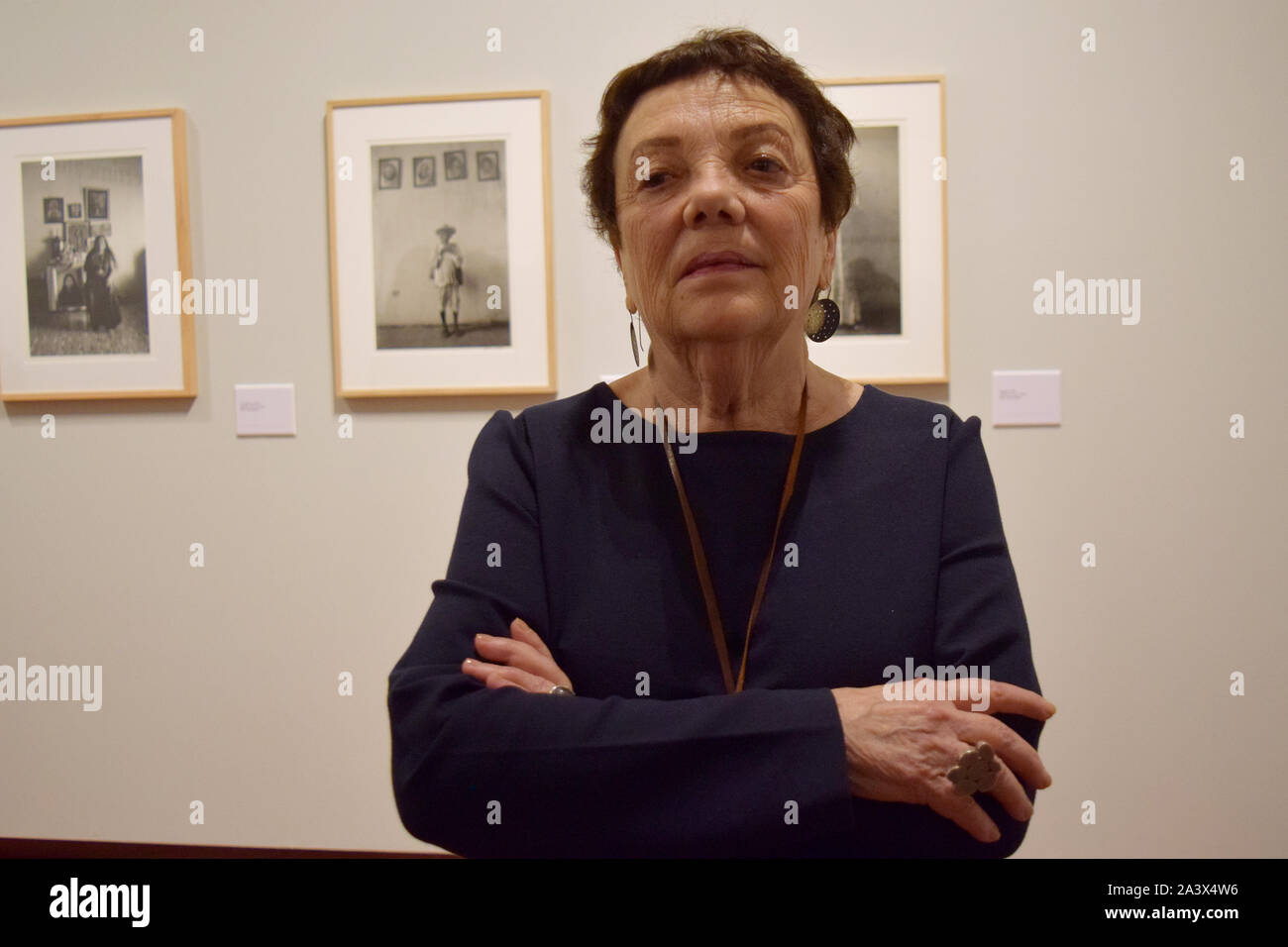 Guanajuato, Gto. 09 agosto 2019. La fotógrafa Graciela Iturbide presenta su exposición "habla Cuando la luz', que se compone de 150 piezas en el museo Conde Rul, dentro de la edición 47 del Festival Internacional Cervantino. Foto: Rafael Montero/DAMMPHOTO Foto Stock