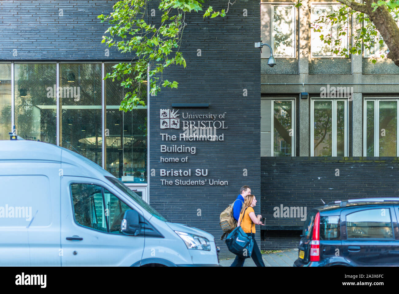 University of Bristol studenti' Unione Richmond Edificio, 105 Queens Road, Bristol. Avon. In Inghilterra. Regno Unito. Foto Stock