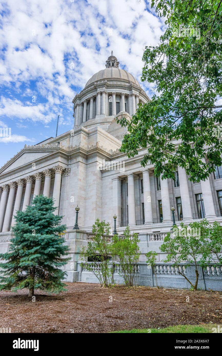 Un edifici a cupola presso il Washington State Capitol Foto Stock