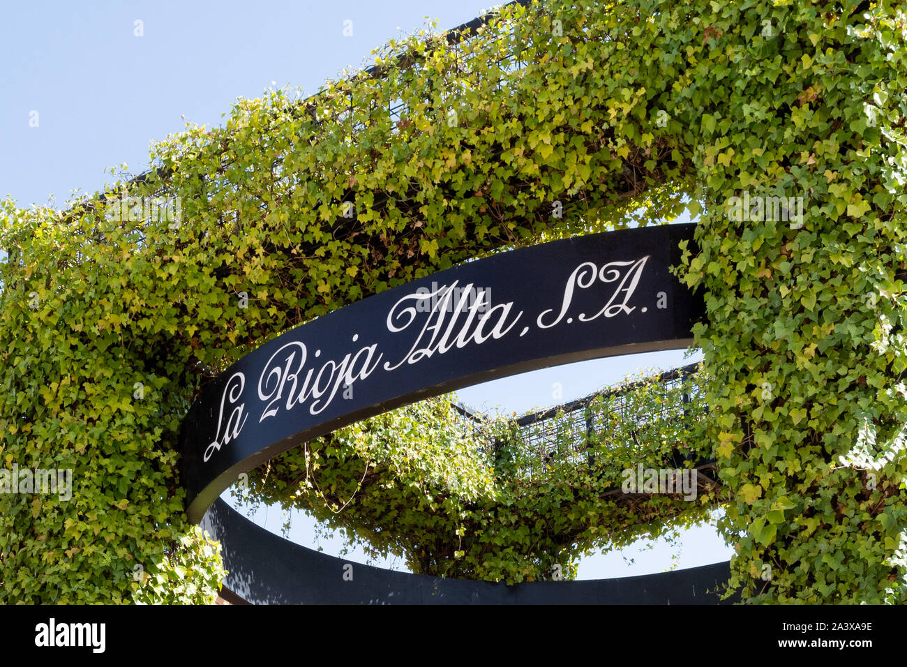 La Rioja Alta S.A bodegas, Haro, La Rioja, Spagna, Europa Foto Stock