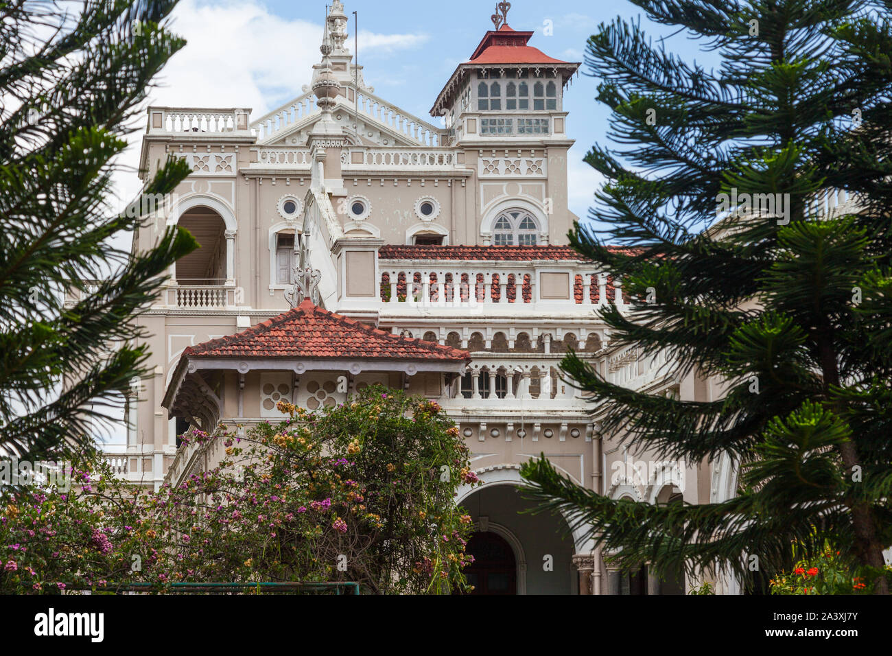 Aga Khan Palace in Pune, India Foto Stock