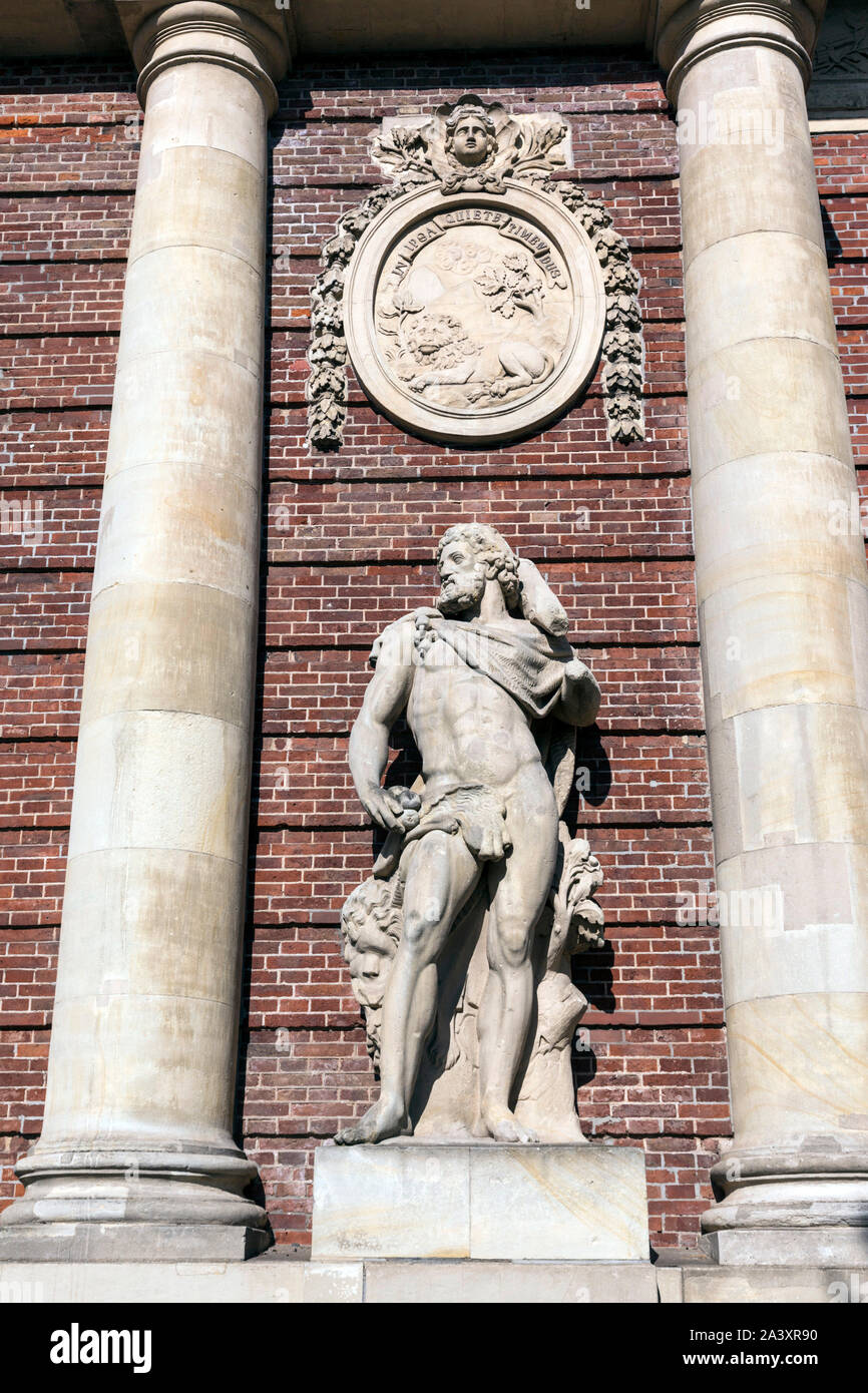 La gate di Berlino in Wesel, l'unica porta cittadina conservata e parte della fortezza. Foto Stock