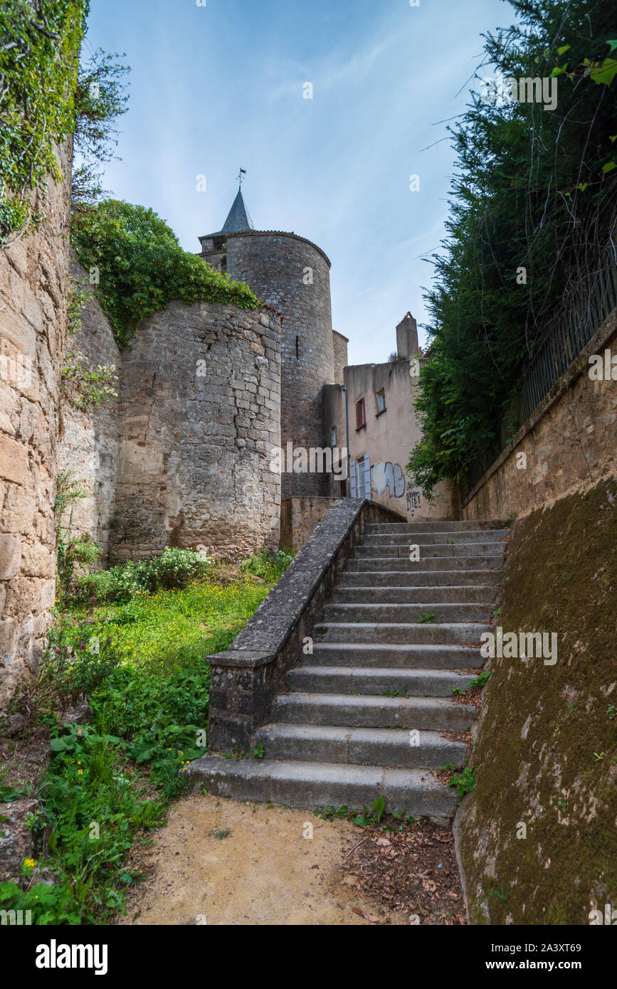 La città medievale di Parthenay nella Francia occidentale Foto Stock