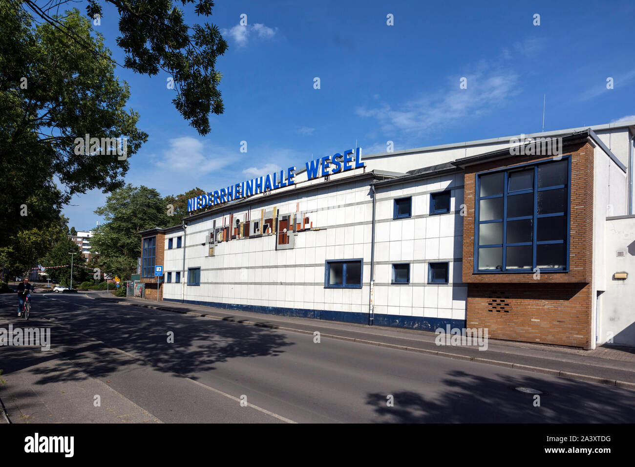 La sala eventi Niederrheinhalle. Foto Stock