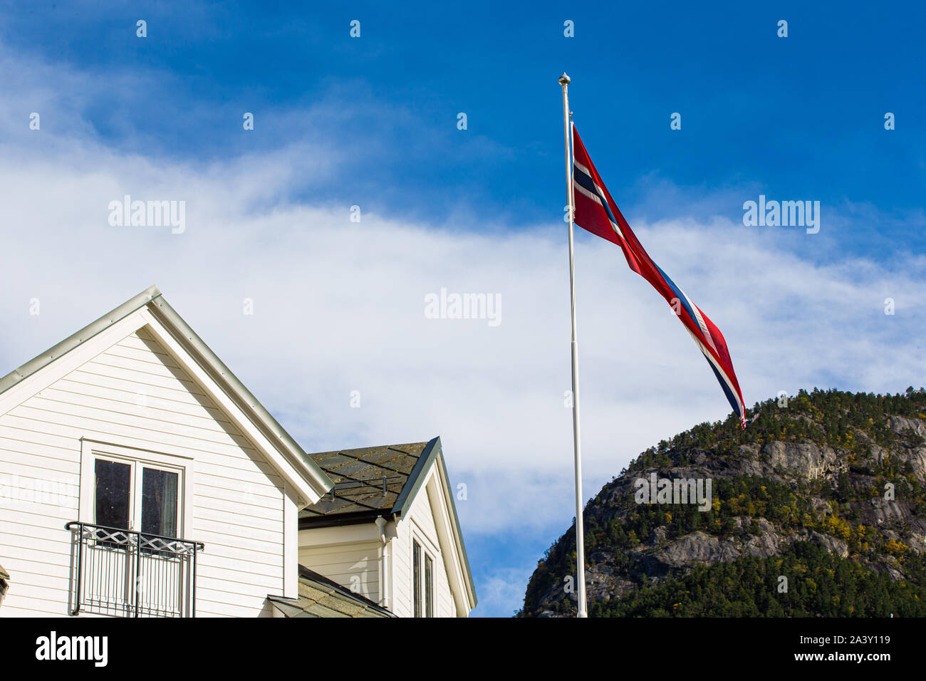 Hotel Vøringfoss Eidfjord Foto Stock